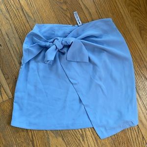 Design lab wrap skirt